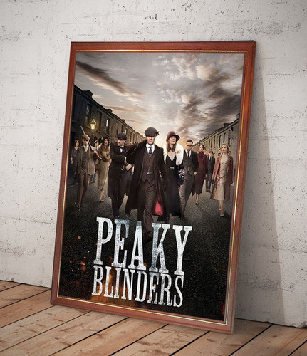 Peaky Blinders Poster Enmarcado En Cuadro Listo Para Colgar 0
