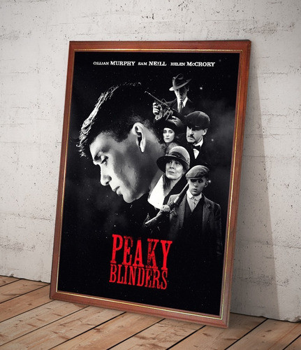 Peaky Blinders Poster Enmarcado En Cuadro Listo Para Colgar 1