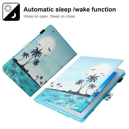 Inteligente Magnética Flip Cuero Caso Soporte Cubierta Para 1