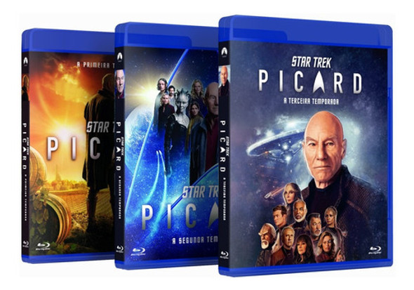 Série Bluray: Star Trek - Picard Completa 1º A 3º Temporada 0