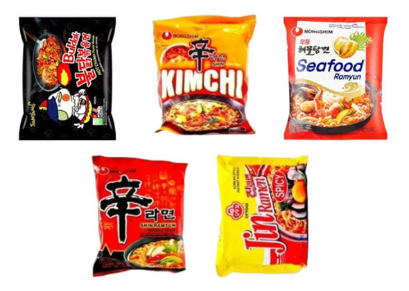 Box Ramen Spicy  X 5 Unidades - Origen Coreano. 0