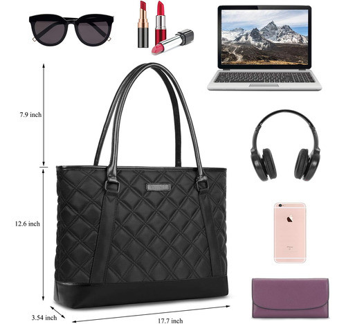 Bolso De Hombro Para Laptop Diseño Diamante Clásico 15.6 In 1