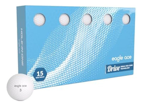 Eagle Ace Pelotas De Golf Híbridas, 2 Capas, 0