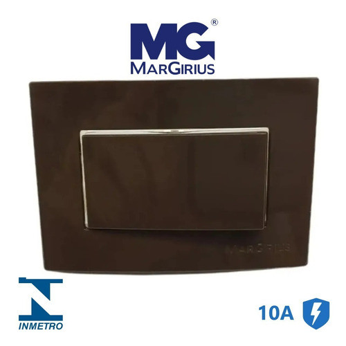 Interruptor Embutir Móveis Margirius Marrom 10a Planejados 1