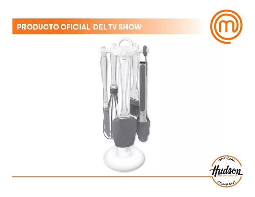 Set 5 Utensilios De Silicona Hudson Base Colgante Masterchef 1