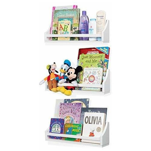 Conjunto De 3 Estanterías De Pared De Madera De Abedul Para 0