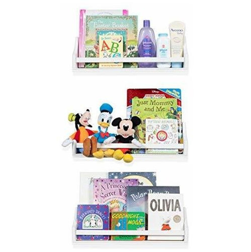 Conjunto De 3 Estanterías De Pared De Madera De Abedul Para 1