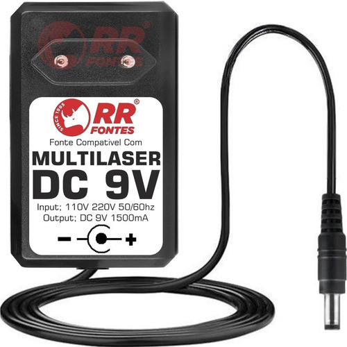 Fonte Dc 9v Pra Caixa Amplificada Multilaser Sp-314 0