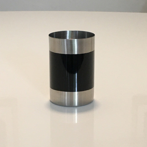 Set De Baño Vaso Porta Cepillo Acero 2da Calidad 1