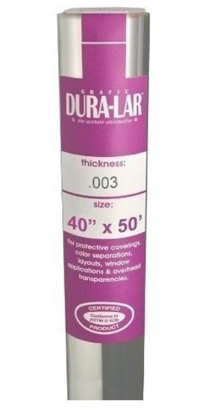 Grafix  Claro 003 Duralar 40inchby50feet Roll 0