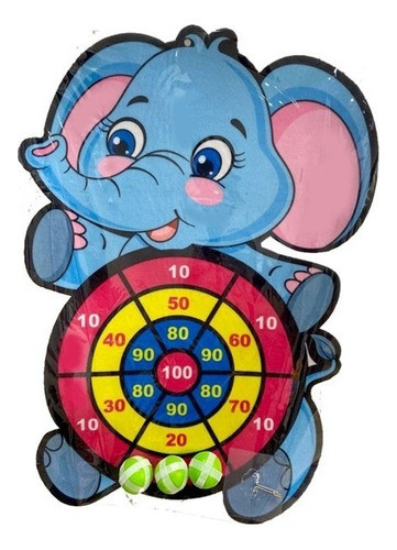 Tiro Al Blanco Tela Pelotas C Velcro Infantil Baby Club 8899 0