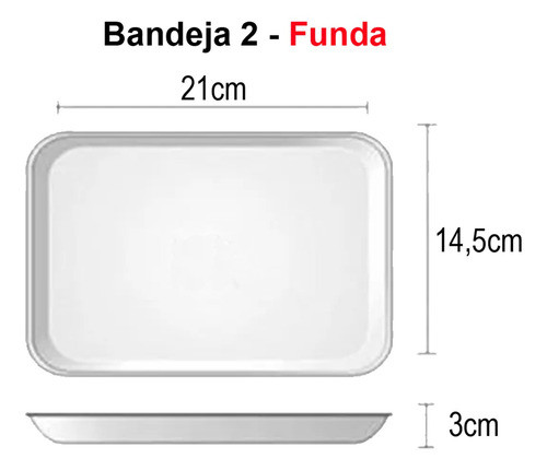 Bandeja De Isopor B2 Funda Embalagem C/100 Un Full 1