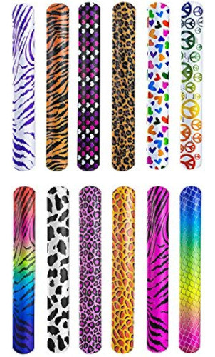 Slap On Plastic Vinyl Retro Pulseras Con Corazones De Colore 0