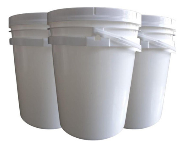 Balde 20l Para Pinturas E Reformas - 3 Unid 0 Balde 20l Para Pinturas E Reformas - 3 Unid 0
