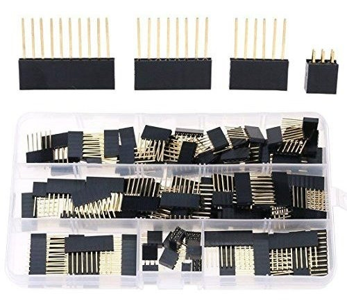 Hilitchi 110pcs 6810double Row 3pins 254mm Arduino Apilable 0