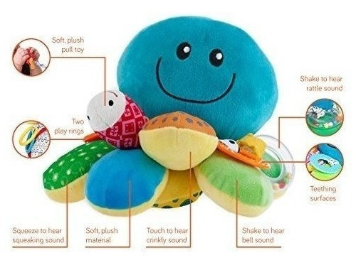 Nuby Ollie Actividad Peluche Pulpo 1