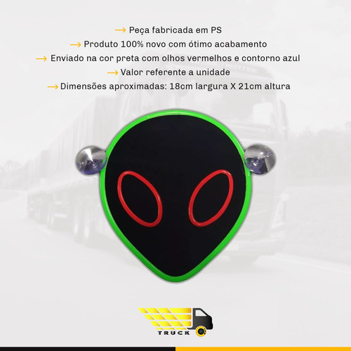 Painel Luminoso Et Neon Verde Para-brisa 12v 1
