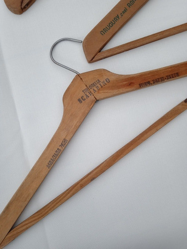 Perchas De Madera Antiguas Lote De 5 1