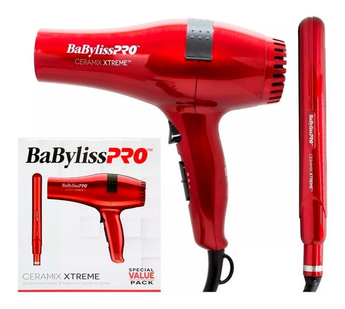 Babyliss Kit Ceramix Xtreme Planchita + Secador Profesional 0