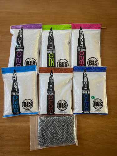 Balines 6mm Airsoft  Bbs 0.28g Bls Precision White 1 Kg 1