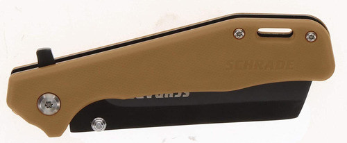 Cuchillo Navaja Plegable Con Hoja De Acero Marron | Schrade 1