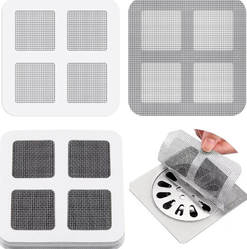 10 Protetor De Ralo Anti-insetos Adesivo - Baratas E Dengue 0