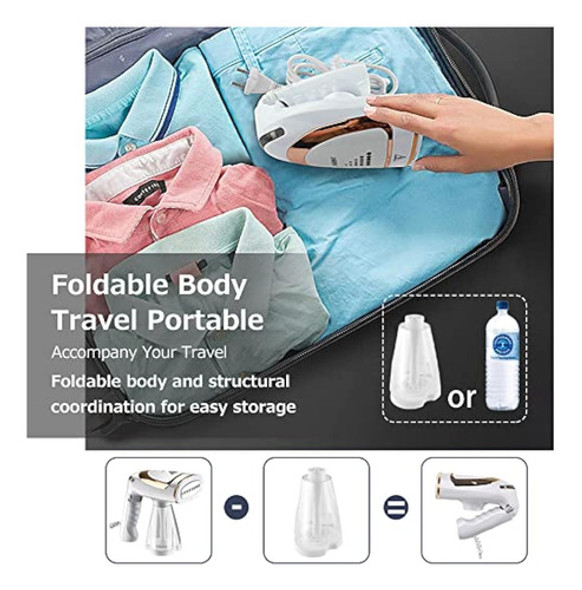 Irishom Vaporizador De Ropa Portátil Plegable Para 1