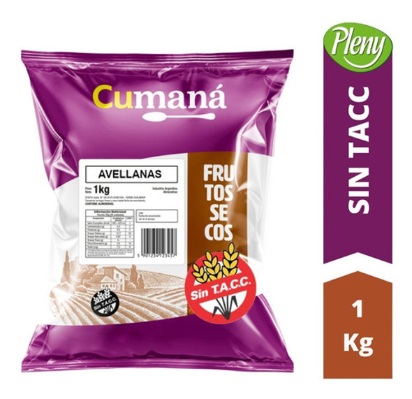 Avellanas Peladas X 1 Kg - Libre De Gluten Sin Tacc 0