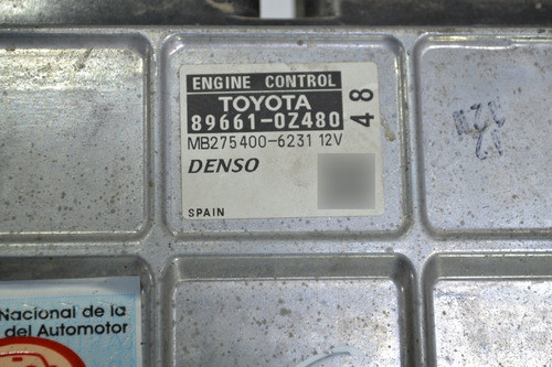 Ecu Modulo Inyeccion Toyota Corolla 2012 1.8 At 4216745 1