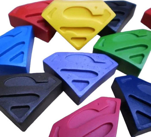 Crayones  Souvenirs Superheroes  Superman  Pack X 48 0
