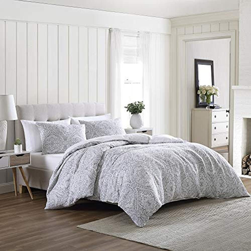 Brielle Home Lacy Medallion Juego De Edredón De Gasa Estampa 0