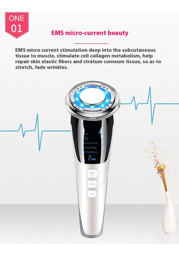 Introdutor Facial De Microcorrente, Lifting E Firmador Ems 1