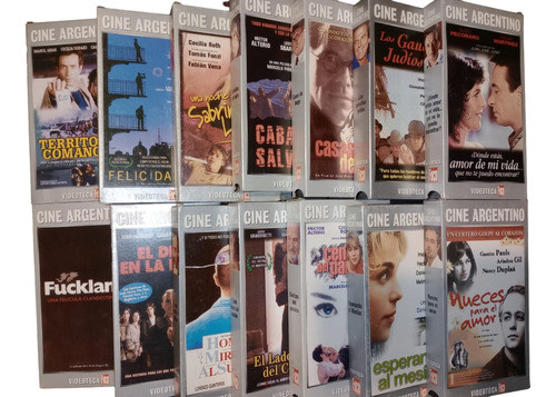 Lote 16 Vhs Cine Argentino Videoteca Foco 0