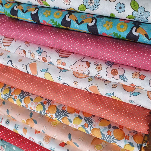 Tecido Tricoline 100% Algodão 20 Peças 50x70cm Artesanato 0