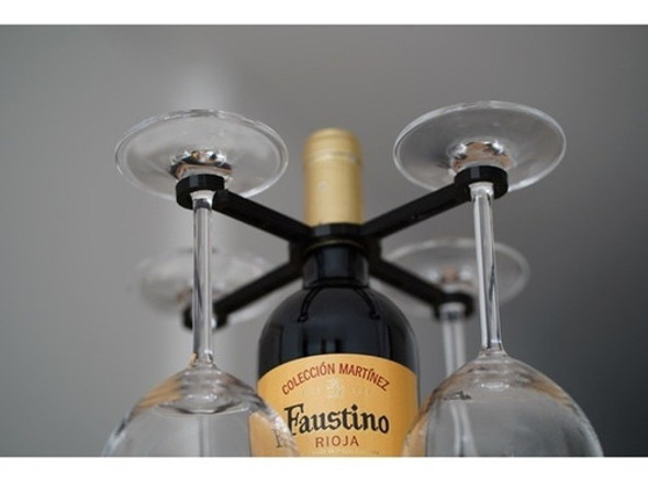 Soporte Para 4 Copas De Vino En La Botella De Vino 0