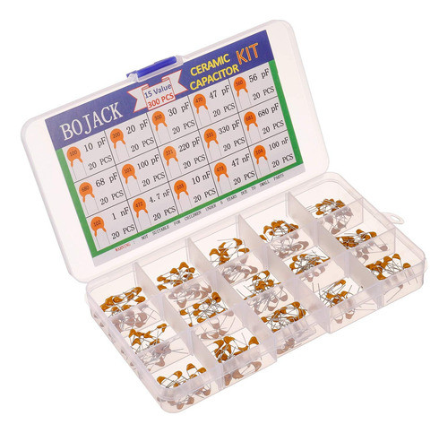 Bojack 15 Values - Condensador De Ceramica De 300 Piezas 10 0