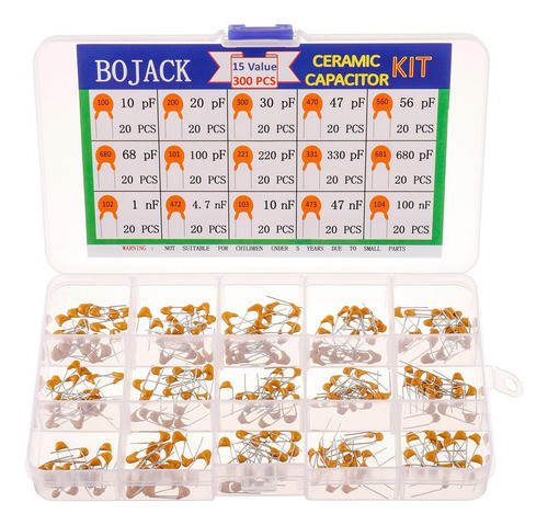 Bojack 15 Values - Condensador De Ceramica De 300 Piezas 10 1