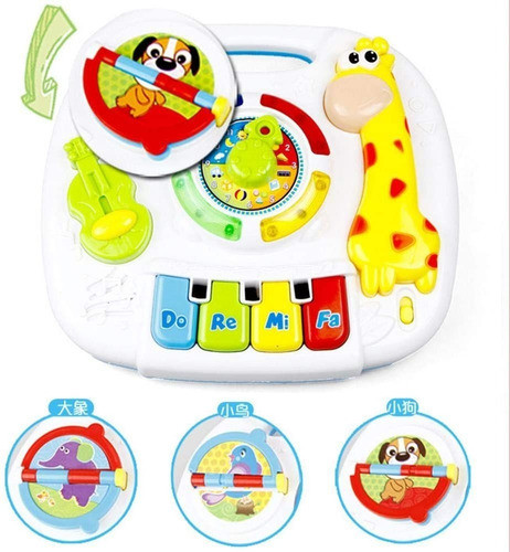 Mesa Didáctica C/ Actividades Para Bebes Luz Y Sonido 1