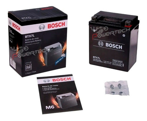 Bateria Bosch Btx7l Honda Xr 250 Tornado Crf 250 L 0