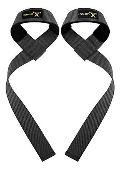 Ihuan Correas De Levantamiento De Pesas Con Soporte De Muñec 0