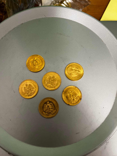Moneda De Oro 2 1/2 Peso Mexicanos 1