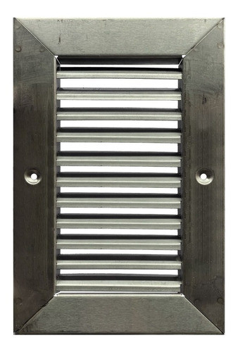 Rejilla Ventilacion 10x15 Para Baño Inoxidable - No Brillosa 0