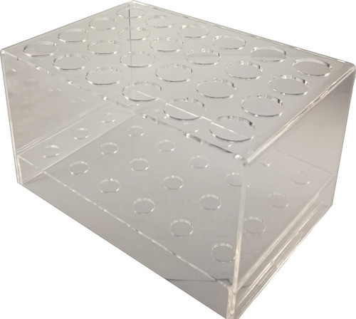 Estante 30 Furos De 25 Mm Em Acrílico 0