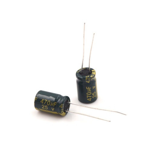 20pcs 25v 470uf Alta Frecuencia Baja Impedancia Condensador 0