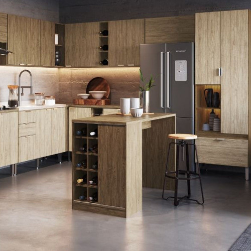 Bancada Ilha 1 Porta De Correr Hera Wood Hcwt 0
