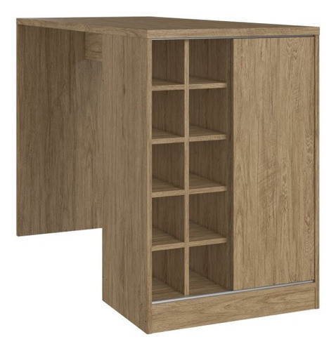Bancada Ilha 1 Porta De Correr Hera Wood Hcwt 1