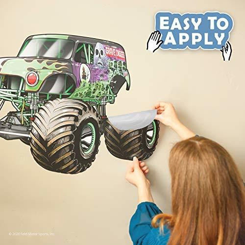 Calcomanías De Pared De Monster Truck Pegatina Niño Cuarto 1