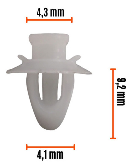 Clip Grampa Traba Tapizado Fiat Duna Uno 128 147 Spazio X5 C 1