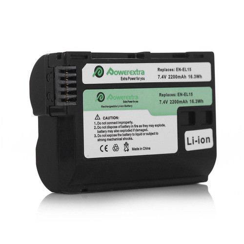 2 X 2200mah Batería De Enel15 En-el15 Para Nikon Dslr  D750 1