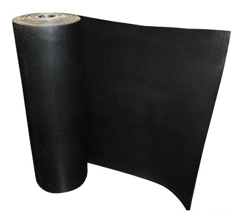 Lençol / Piso Borracha Liso C/tela Elite 8mm 1 M X 2 M 0